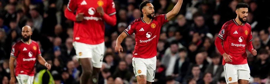 英超-B费助攻库尼亚破门 曼联1-0送切尔西4连败